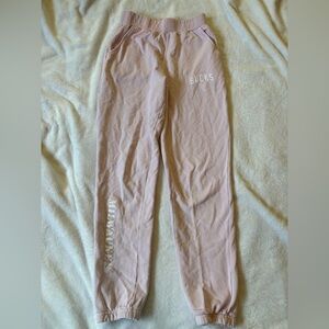 Milwaukee Bucks Baby Pink Joggers